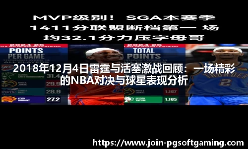 2018年12月4日雷霆与活塞激战回顾：一场精彩的NBA对决与球星表现分析